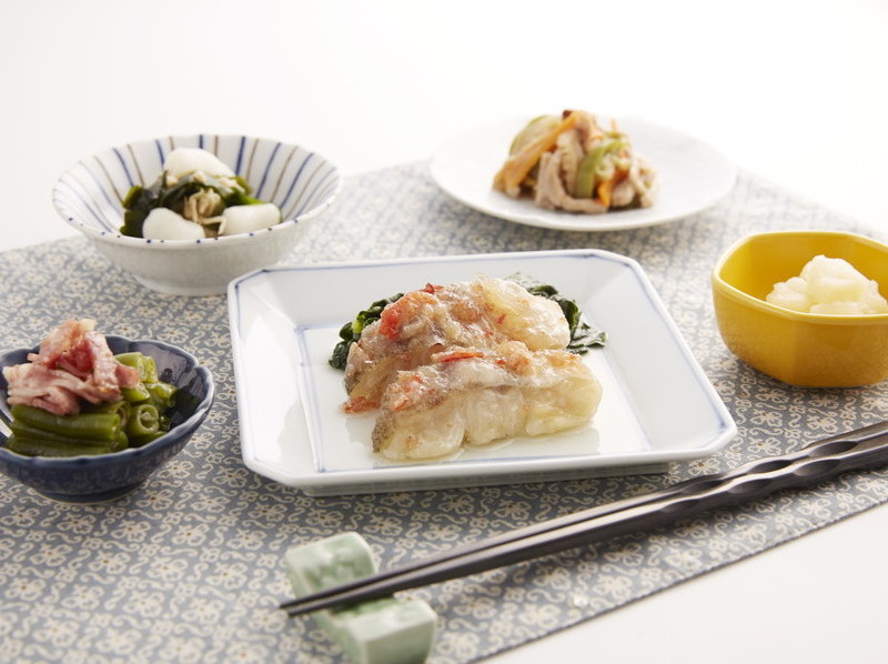 鱈(タラ)のカニあんかけ