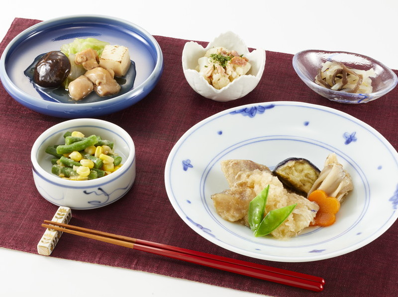 鱈(タラ)のおろしポン酢と鶏すき