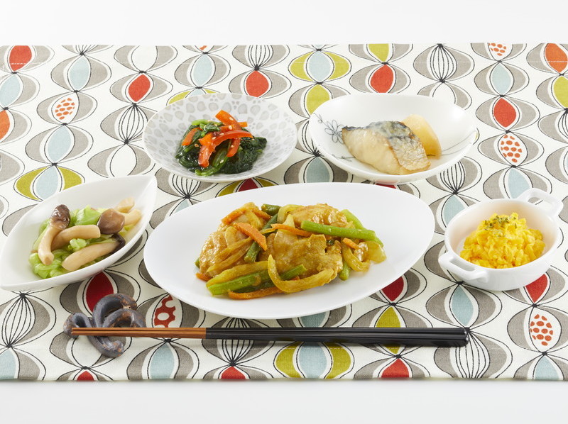 鶏肉のカレー炒め
