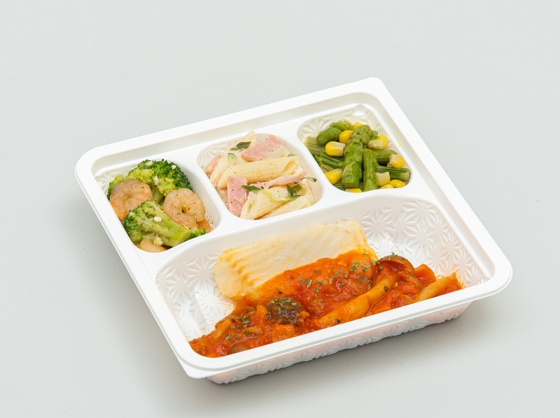 鰈(カレイ)のトマトソースがけ