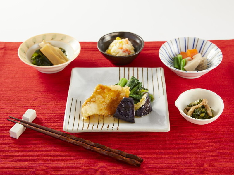 鰈(カレイ)の和風ピリ辛ソース