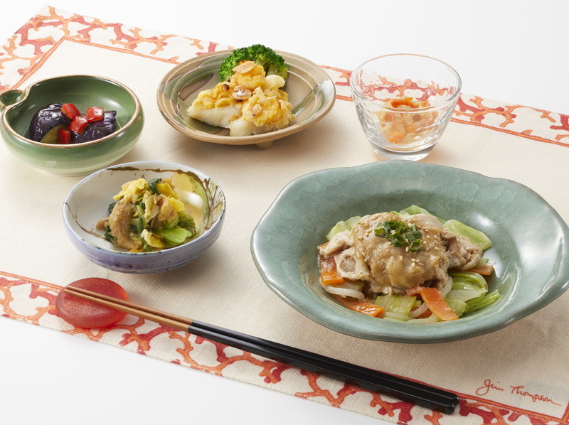 豚肉と野菜の胡麻だれ