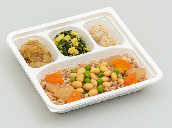 大根と大豆のそぼろあん
