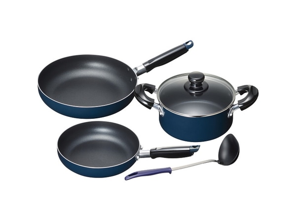 スティージーⅡ　両手鍋フライパン3点セット(ツール付）