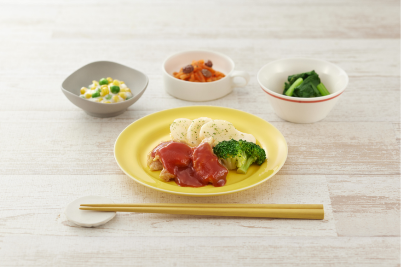 グリルチキンのトマトソース